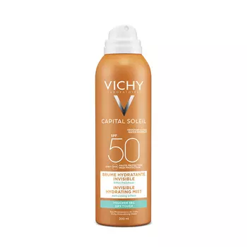 VICHY Спрей-вуаль увлажняющий SPF 50 / Capital Ideal Soleil 200 мл