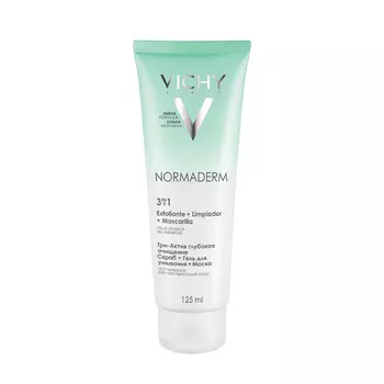 VICHY Средство для глубокого очищения 3 в 1 / Normaderm 125 мл