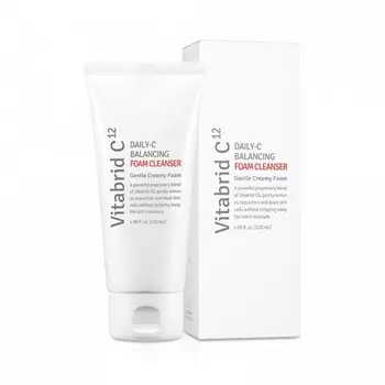 VITABRID C12 Крем- пенка Daily-C / Balancing Foam Cleanser 120 мл