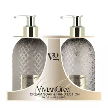 VIVIAN GRAY Набор для рук Иланг-иланг и ваниль (крем-мыло 300 мл + лосьон 300 мл) Vivian Gray Set Gemstone Ylang & Vanilla