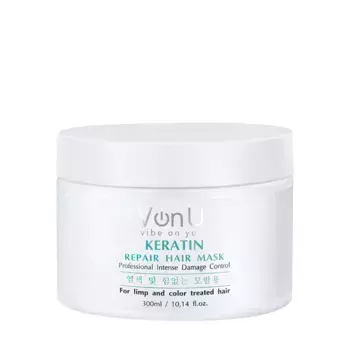 VON-U Маска-реконструктор с кератином / KERATIN Repair Hair Mask 300 мл