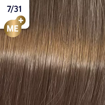 WELLA PROFESSIONALS 7/31 краска для волос, блонд золотистый пепельный / Koleston Perfect ME+ 60 мл