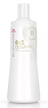 WELLA Окислитель 6% / Blondor Freelights 1000 мл