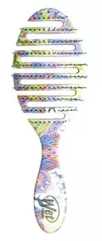 WET BRUSH Щетка для быстрой сушки волос Марокко, синяя / WET BRUSH FLEX DRY MOROCCAN BLUE