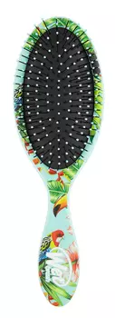 WET BRUSH Щетка для спутанных волос Тропики, райские птицы / WET BRUSH TROPIC DETANGLER (Birds of Paradi)