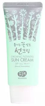 WHAMISA Крем солнцезащитный на основе цветочных ферментов SPF 14 PA++ 60 мл
