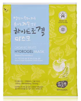 WHAMISA Маска гидрогелевая на основе фруктовых ферментов для лица 33 г