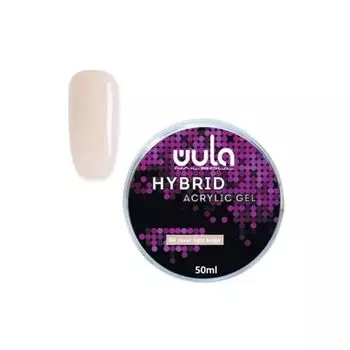 WULA NAILSOUL 04 гель акриловый / Hybrid acrylic gel, Cover light beige 50 мл