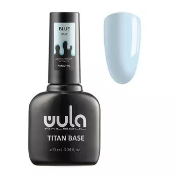 WULA NAILSOUL База повышенной адгезии, тон blue / Wula UV Titan base coat 10 мл