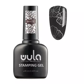 WULA NAILSOUL Гель-лак для стемпинга, белый / Stamping gel 10 мл