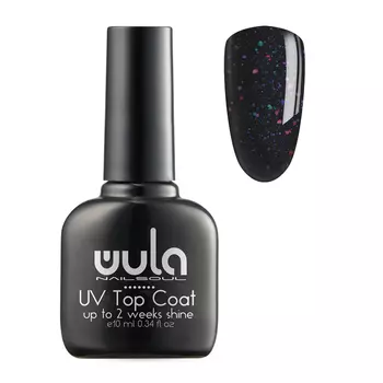 WULA NAILSOUL Покрытие верхнее с шиммером, 103 / Soft shimmer Top Coat 10 мл