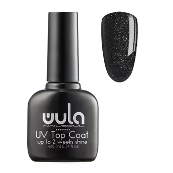 WULA NAILSOUL Покрытие верхнее с шиммером, 105 / Soft shimmer Top Coat 10 мл