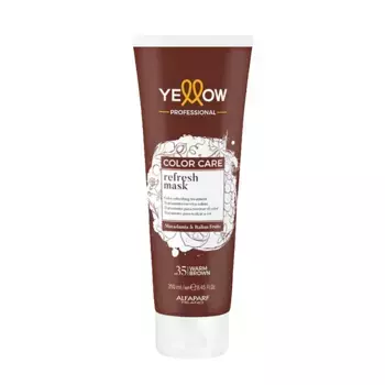 YELLOW Маска пигментированная, .35 золотисто-махагоновый / YE COLOR CARE REFRESH MASK 250 мл