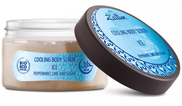 ZEITUN Крио-скраб с мятой и лаймом для тела Лед 250 мл