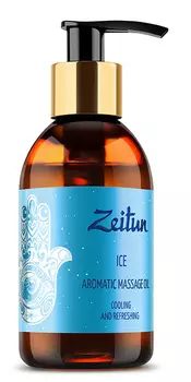 ZEITUN Масло ароматическое массажное Лед (мята перечная, лайм, лимон) 100 мл