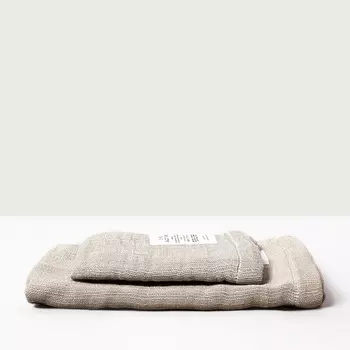 2.5-ply Gauze Beige Набор полотенец 2 шт.