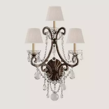 Adrianna Triple Gilded Iron Бра