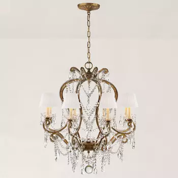 Adrianna Triple Gilded Iron Люстра S