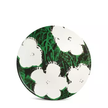 Andy Warhol Тарелка декоративная White Flowers
