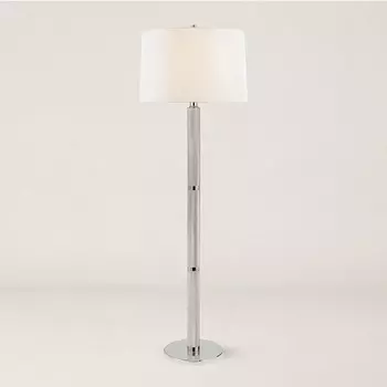 Barrett Knurled Nickel Напольная лампа L