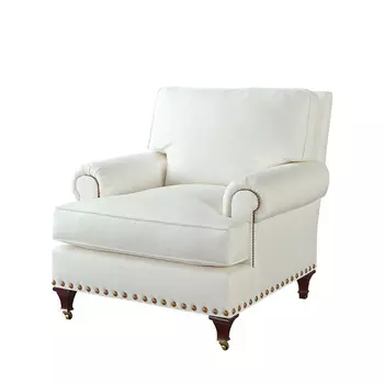 Bespoke Caster Platinum/Chocolate Mink Кресло