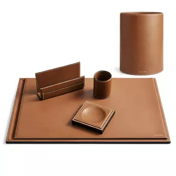 Brennan Saddle Набор для рабочего стола с корзиной