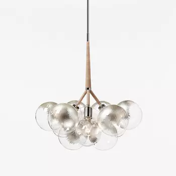 Bubble Large Silver Leaf Люстра