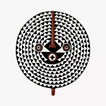 Bwa Sun Mask Скульптура L