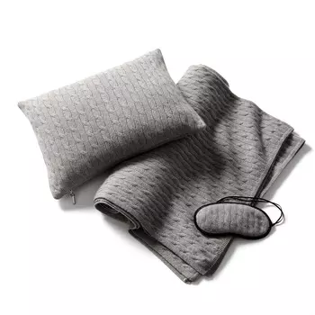 Cable-Knit Modern Charcoal Дорожный набор