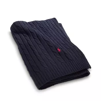 Cable Polo Navy Плед