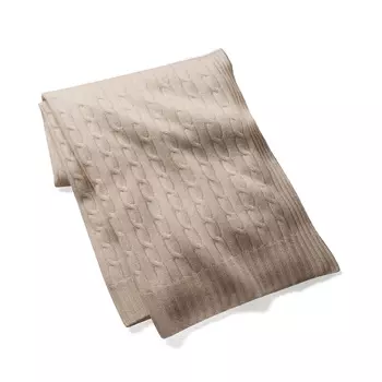 Cable Cashmere Natural Плед