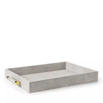 Classic Shagreen Dove Поднос