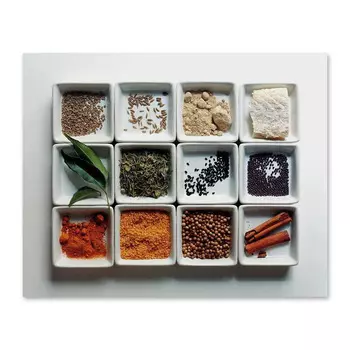 Dishes Of Spices Постер 122 x 96,5 см
