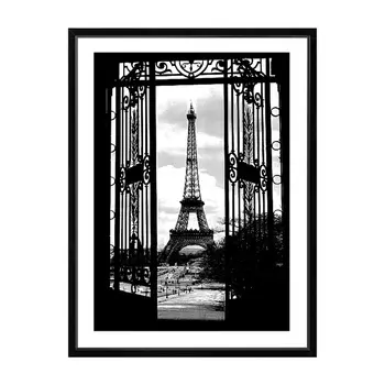 Eiffel Tower 1909 Studio Постер