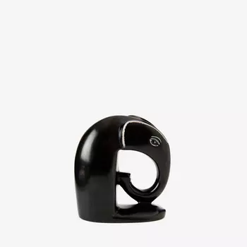 Elephant Black Abstract Скульптура M