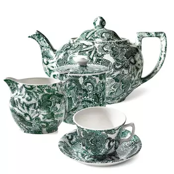 Faded Peony Green Чайный сервиз на 6 персон