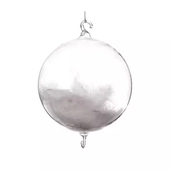 Feathers L Набор из 6 елочных шаров