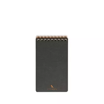 Find Pocket Note Charcoal Grid Блокнот