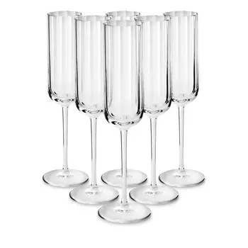 Fluted Бокалы-флюте для шампанского 6 шт.
