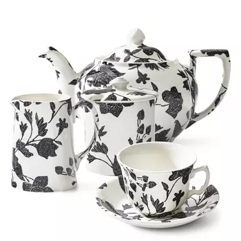 Garden Vine Black Чайный сервиз на 6 персон