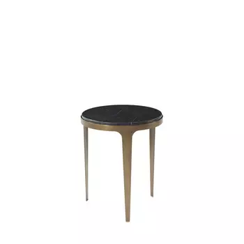 Gennaro Black Marble Стол приставной
