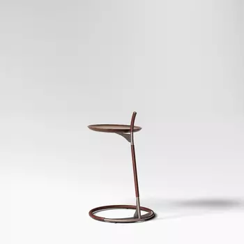 GQ Walnut / Antique Grey / Burgundy Стол приставной