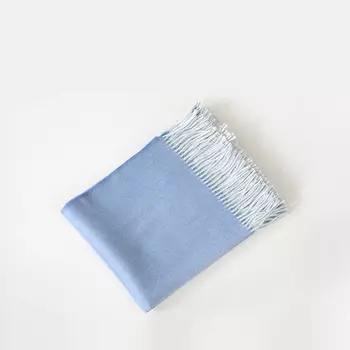 Herringbone Blue Плед