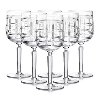 Hudson Plaid Бокалы для красного вина 6 шт.