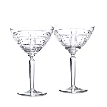 Hudson Plaid Бокалы для мартини 2 шт.