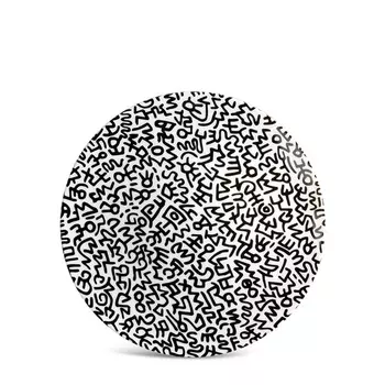 Keith Haring Тарелка декоративная Black Pattern