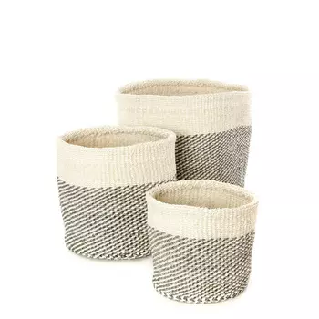 Kenya Gray/Cream Корзины 3 шт.