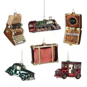 Lady Dandy I Набор из 6 новогодних украшений