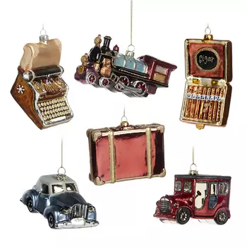 Lady Dandy II Набор из 6 новогодних украшений