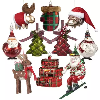 Lapland Winter I Набор ёлочных игрушек 10 шт.